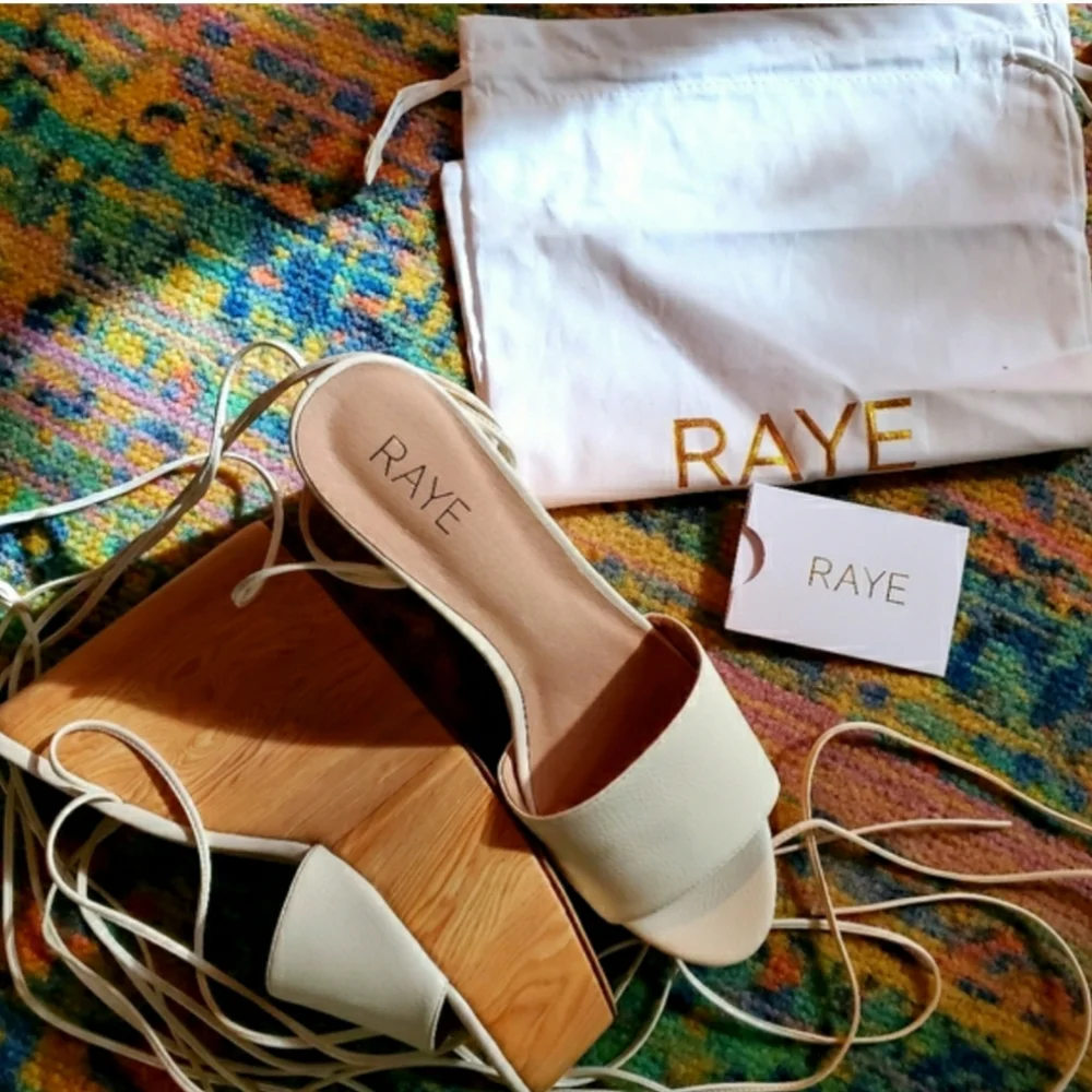 BRAND NEW! RAYE ESPADRILLE WEDGE SANDAL size 10